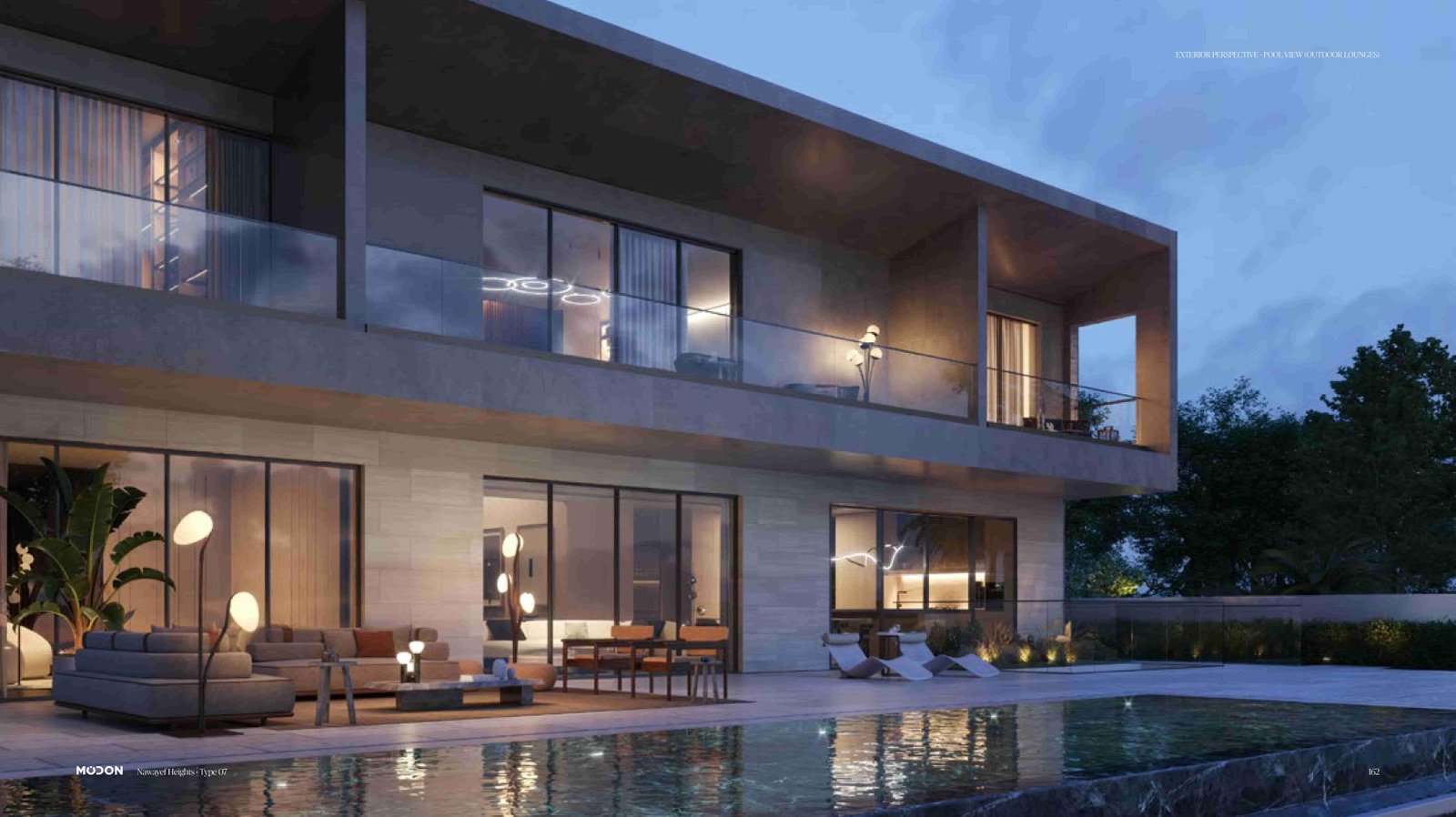 Nawayef Mansions premium villa view in Nawayef West Hudayriyat Island